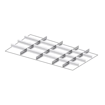 Fami - Set materiale di separazione per altezza frontale H75 mm
