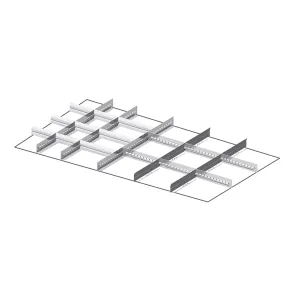 Fami - Set materiale di separazione per altezza frontale H75 mm
