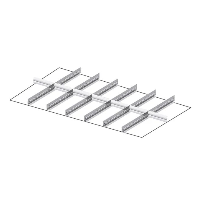 Fami - Set materiale di separazione per altezza frontale H75 mm