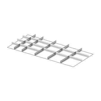 Fami - Set materiale di separazione per altezza frontale H75 mm