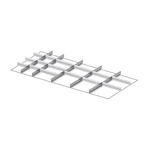 Fami - Set materiale di separazione per altezza frontale H75 mm