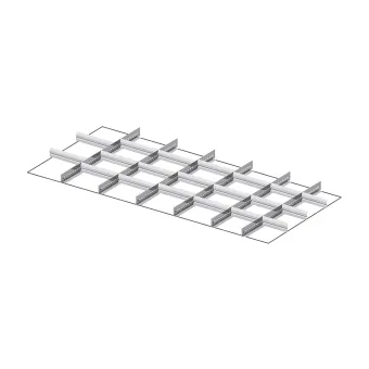Fami - Set materiale di separazione per altezza frontale H75 mm