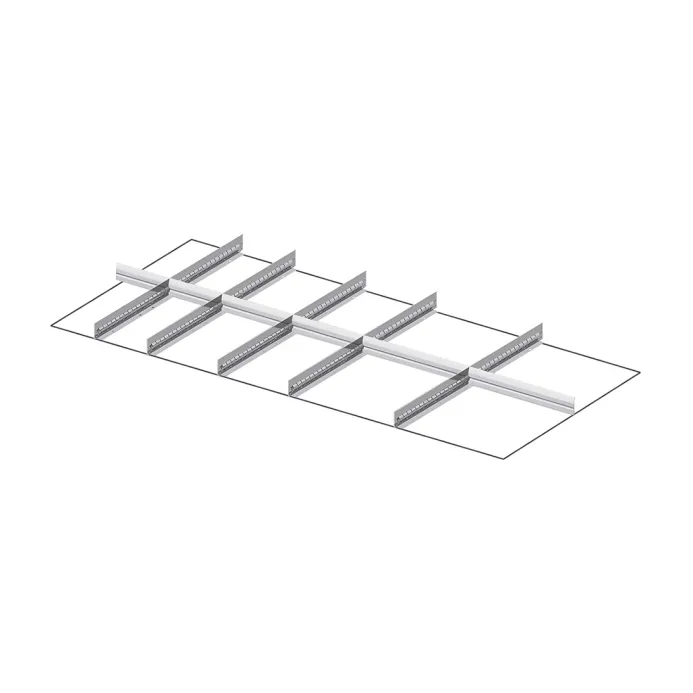 Fami - Set materiale di separazione per altezza frontale H75 mm