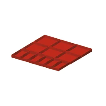 Fami - Set materiale di separazione per altezza frontale H75 mm