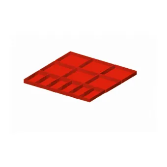 Fami - Set materiale di separazione per altezza frontale H100/125 mm