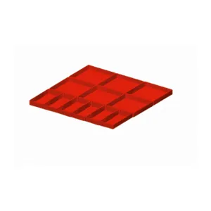 Fami - Set materiale di separazione per altezza frontale H100/125 mm