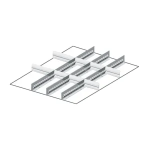 Fami - Set materiale di separazione per altezza frontale H75 mm