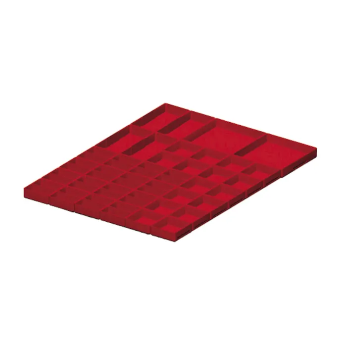 Fami - Set materiale di separazione per altezza frontale H75 mm