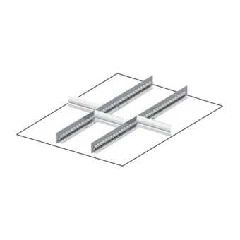 Fami - Set materiale di separazione per altezza frontale H200/250 mm