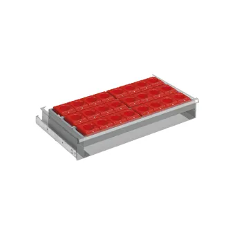 Fami - Telaio porta boccole a 3 file per cassetto completo di supporti - confezione 2 pezzi