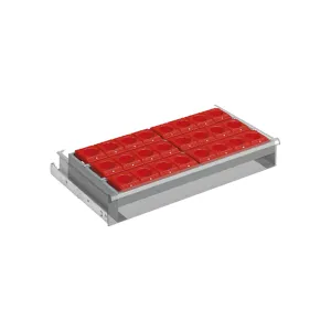 Fami - Telaio porta boccole a 3 file per cassetto completo di supporti - confezione 2 pezzi