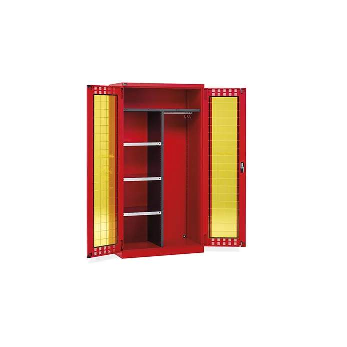 Fami - Armadio con porte a battente fessurate safe crash
