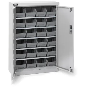 Fami - Armadio con porte a battente con 24 contenitori Picking Box Air