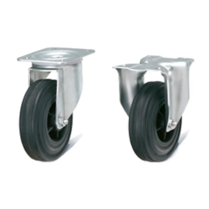 Fami - Kit ruote in gomma standard Ø 125 mm