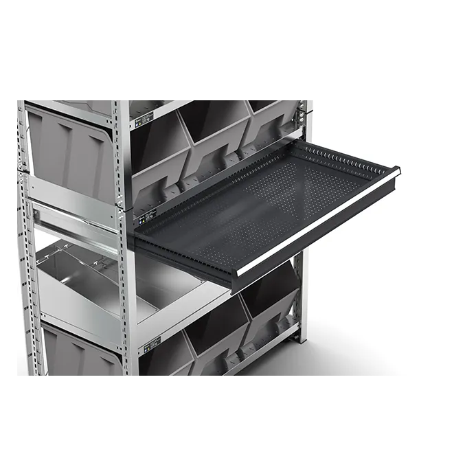 Fami - Scaffale con 6 piani e 9 contenitori Picking Box Air mis. 4A5
