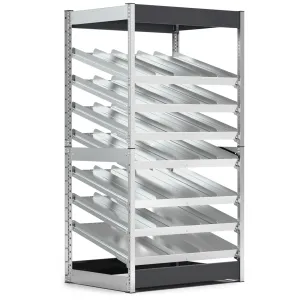 Fami - Scaffale con 7 piani inclinati