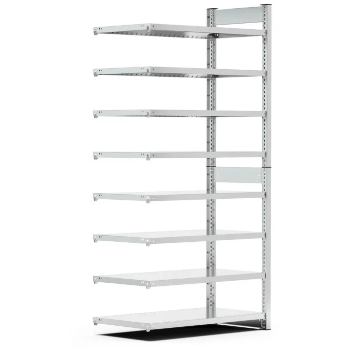 Fami - Scaffale aggiuntivo con 8 piani senza contenitori mis. 4