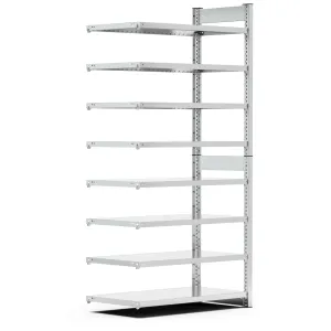 Fami - Scaffale aggiuntivo con 8 piani senza contenitori mis. 4