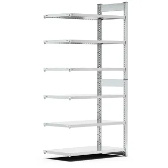 Fami - Scaffale aggiuntivo con 6 piani senza contenitori mis. 4A5