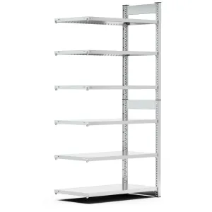 Fami - Scaffale aggiuntivo con 6 piani senza contenitori mis. 4A5