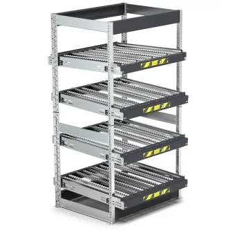 Fami - Scaffale con 4 telai inclinabili