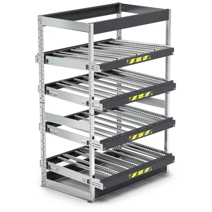 Fami - Scaffale con 4 telai inclinabili