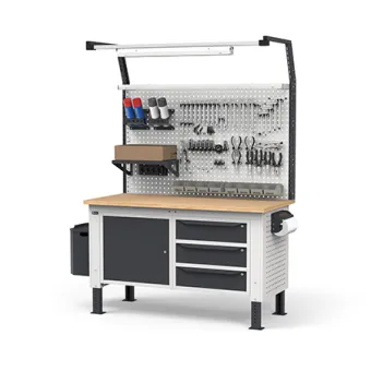 Fami - Banco smontato regolabile con piano in multiplex 30 mm