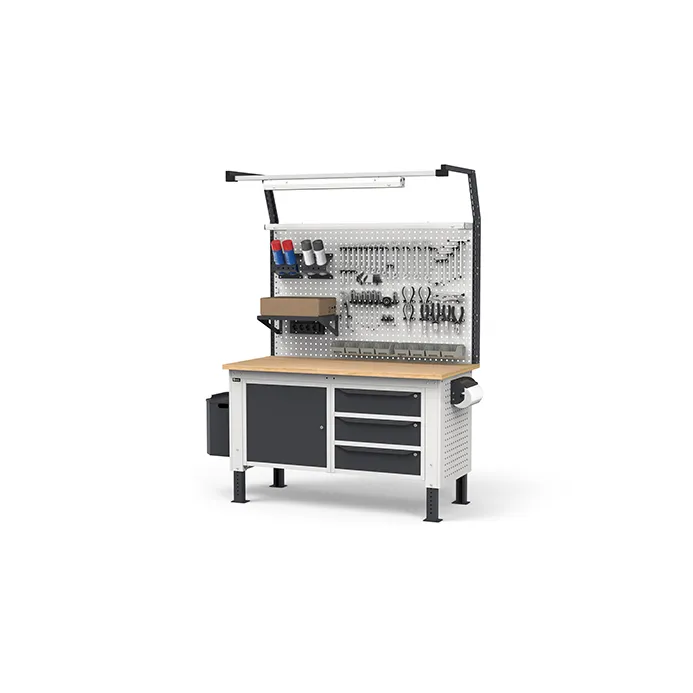 Fami - Banco smontato regolabile con piano in multiplex 30 mm
