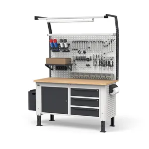Fami - Banco smontato regolabile con piano in multiplex 30 mm