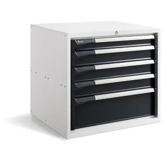 Fami - Armadio L713 mm con 5 cassetti 1x75 3x100 1x200