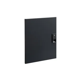 Fami - Porta totale sinistra H600 mm con maniglia Dark Grey