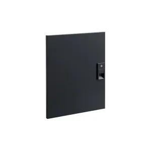 Fami - Porta totale sinistra H600 mm con maniglia Dark Grey