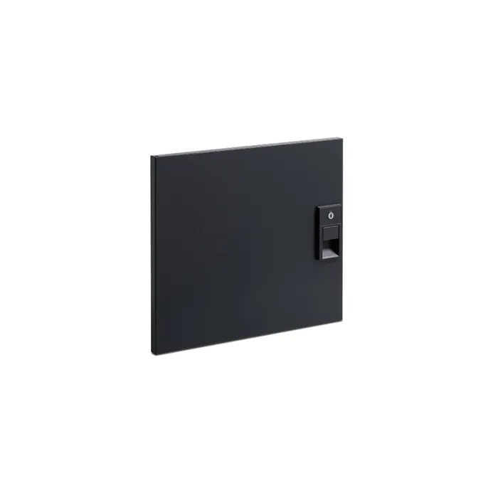 Fami - Porta parziale sinistra H435 mm con maniglia Dark Grey
