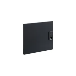 Fami - Porta parziale sinistra H435 mm con maniglia Dark Grey