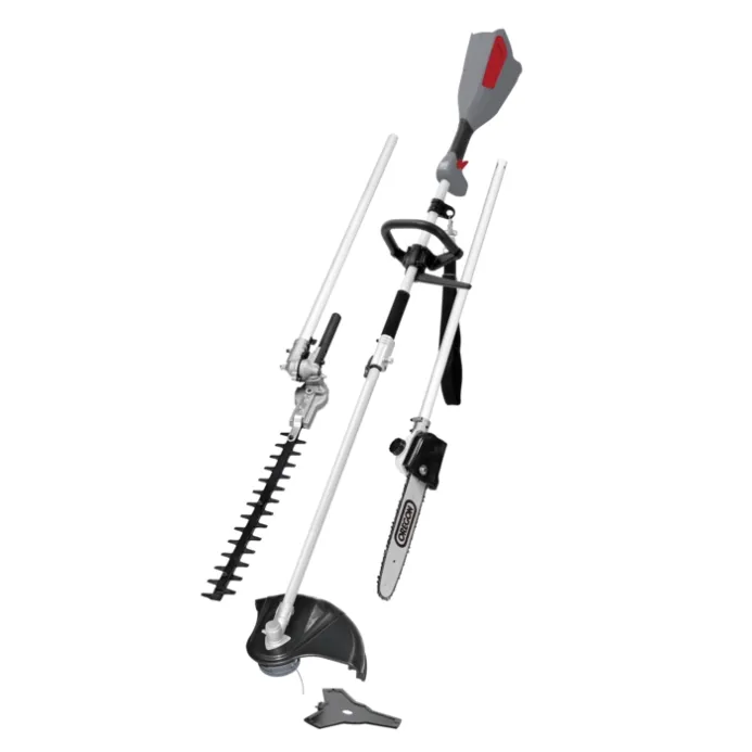 Ama - Decespugliatore a batteria multifunzione 40V, 4 in 1 dotato di testina,disco 3 denti, barra da potatura e tagliasiepi