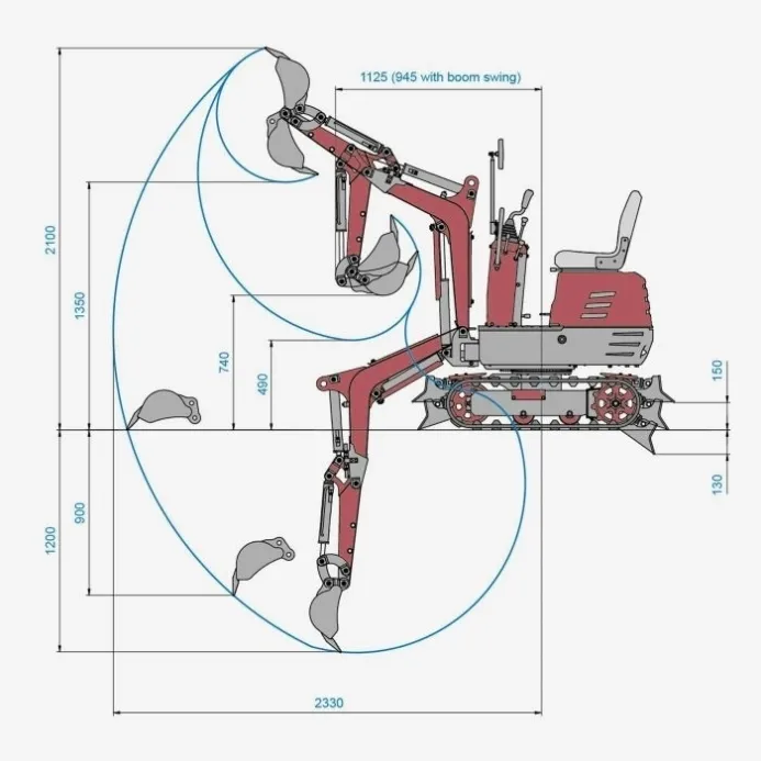 Ama - Mini escavatore EAG100T