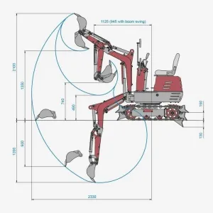 Ama - Mini escavatore EAG100T