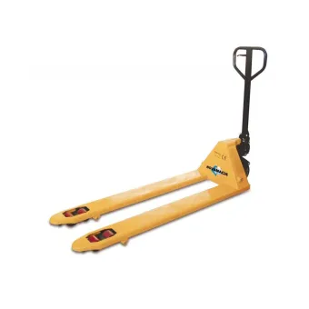 Novamach - N2/50 Transpallet manuale 5000 KG con doppio rullo e ruote in acciaio