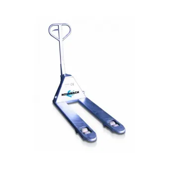 Novamach - NC/685/i Transpallet INOX - 2500 KG - 685 x 1000 mm - dotato di mono rullo Nylon