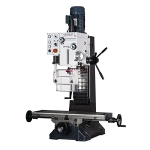 Optimum - Trapano fresatrice con cambio a 12 velocità foratura max ø 32 mm dimensioni tavola 800x240 mm