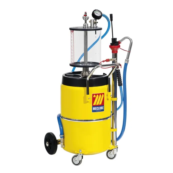 Meclube - aspiratore pneumatico per olio esausto 65 l con precamera