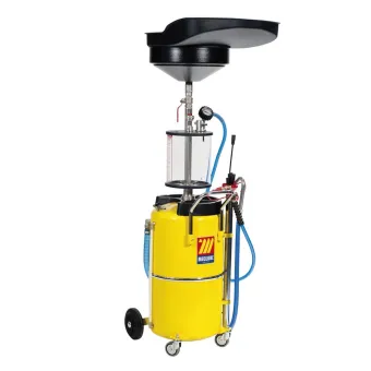 Meclube - aspiratore-recuperatore pneumatico per olio esausto 90 l con precamera