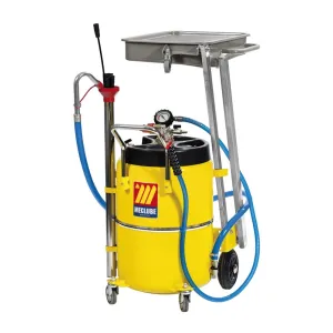 Meclube - aspiratore-recuperatore olio esausto a pantografo 65 l per auto-motocicli