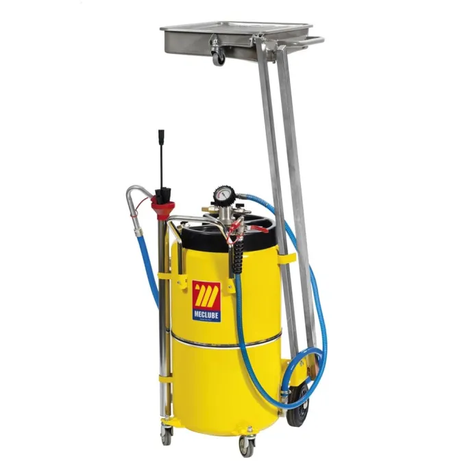 Meclube - aspiratore-recuperatore pneumatico per olio esausto a pantografo 90 l