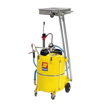 Meclube - aspiratore-recuperatore pneumatico per olio esausto a pantografo 120 l