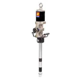 Meclube - pompa pneumatica industriale per grassi r20:1 mod. 920p flangiata doppio effetto