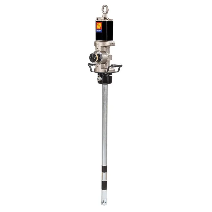 Meclube - pompa pneumatica industriale per grassi r50:1 mod. 950 flangiata doppio effetto