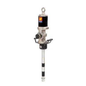 Meclube - pompa pneumatica industriale per grassi r50:1 mod. 950p flangiata doppio effetto
