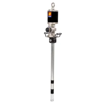 Meclube - pompa pneumatica industriale per grassi r40:1 mod. 1240 flangiata doppio effetto
