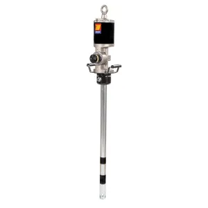 Meclube - pompa pneumatica industriale per grassi r40:1 mod. 1240 flangiata doppio effetto